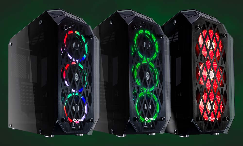 Ventiladores de colores caja gaming Kraken