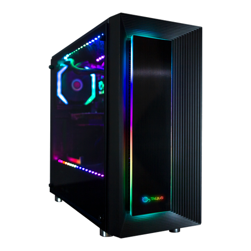 Frontal y lateral Caja Gaming Auriga