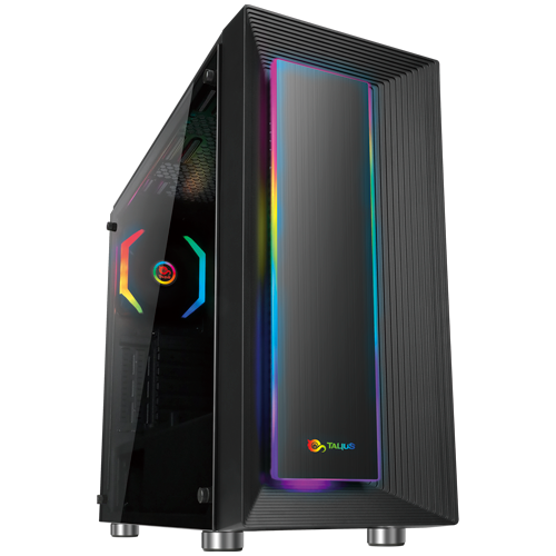Frontal y Lateral Caja Gaming Auriga