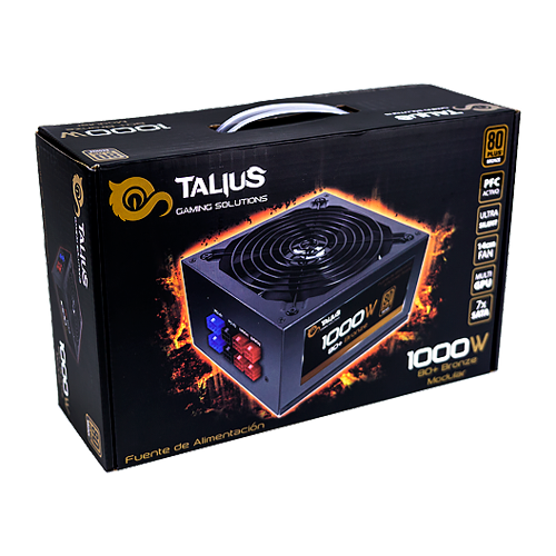 Caja de fuente de alimentación de 1000w 80 Bronze