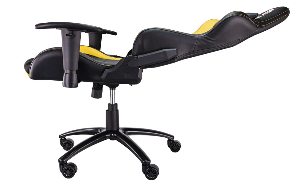 Silla gaming con respaldo ajustable