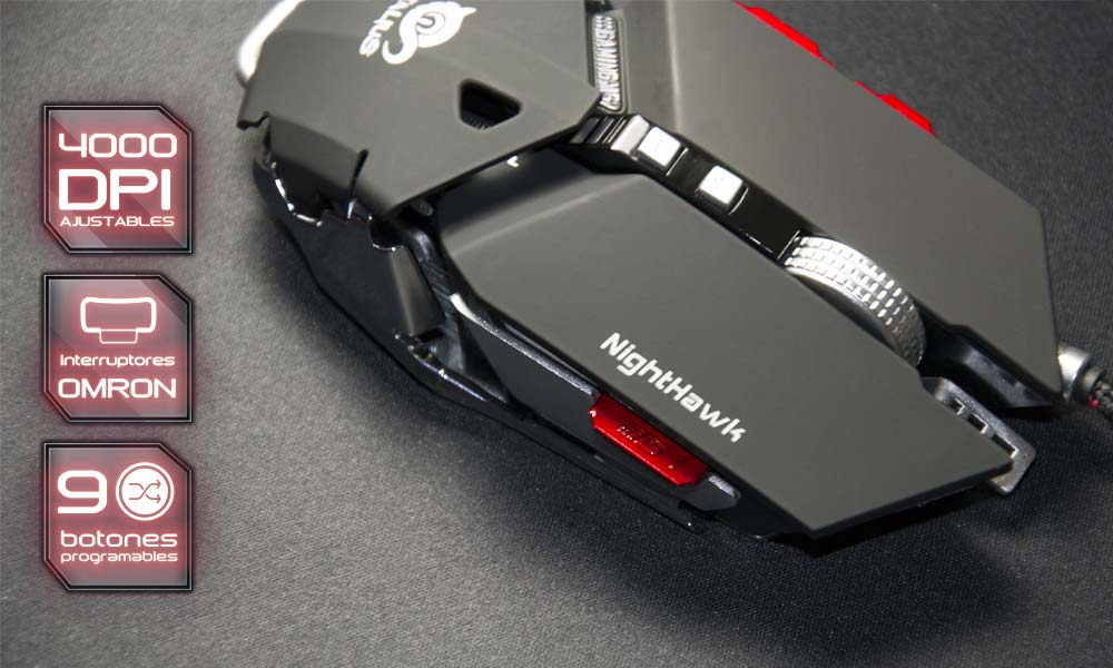Características del ratón Nighthawk