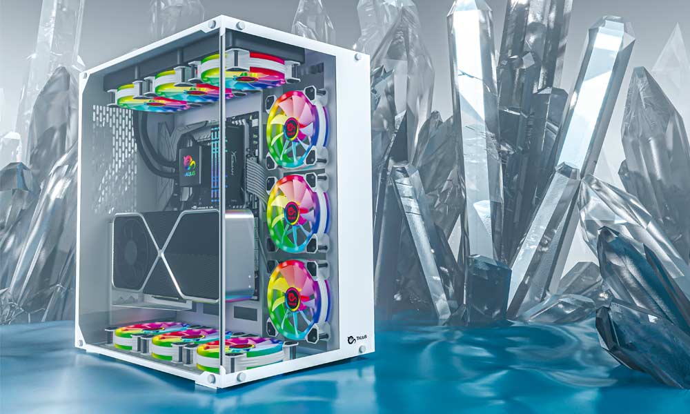 Caja Gaming Blanca | Cronos Frost